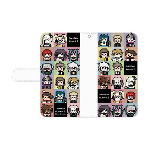 『ダンガンロンパ1・2 Reload』ドット絵モチーフ手帳型スマホケース ver.B